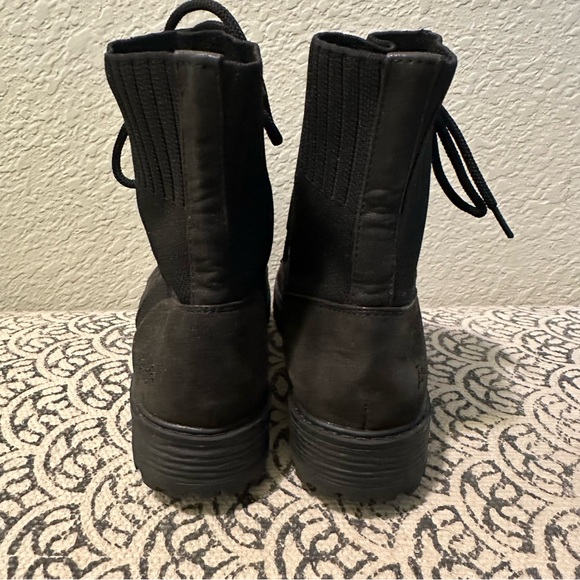 Blowfish Black Lace-Up Combat Boots - Picture 2 of 8